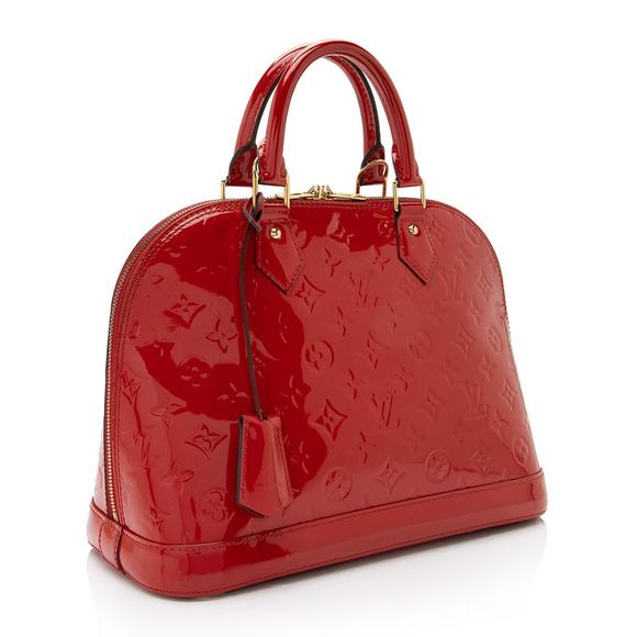 Louis Vuitton Monogram Vernis Alma PM Satchel - Picture 2 of 15